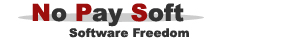 NoPaySoft software freedom logo