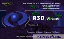 A3D Viewer 1.0 program screenshot