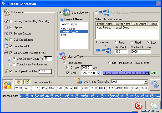 CHM OwnerGuard 2.5.0 program screenshot