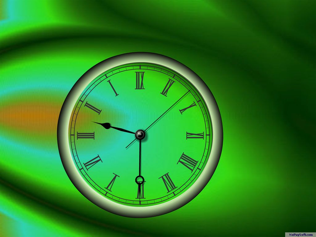 Reverse Clock ScreenSaver 2.3 program screenshot