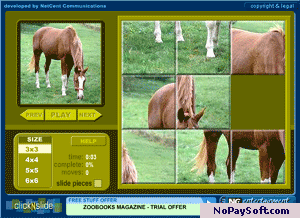Click 'N Slide 2.02 program screenshot