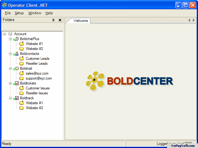 Boldcenter Operator Client .NET 3.13 program screenshot